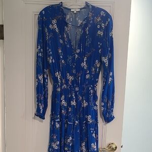 Floral Blue Dress